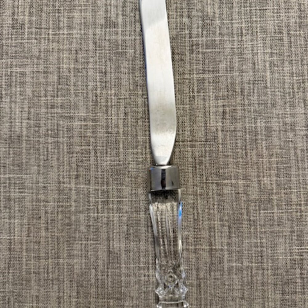WATERFORD LISMORE BRIDAL CAKE KNIFE $175 - Picture 3 of 4